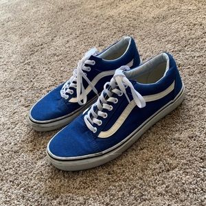 Blue old skool Vans